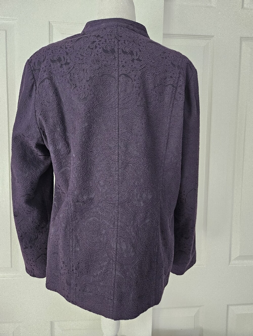 Chico's Embossed Textured Jacket - Picture 3 of 7
